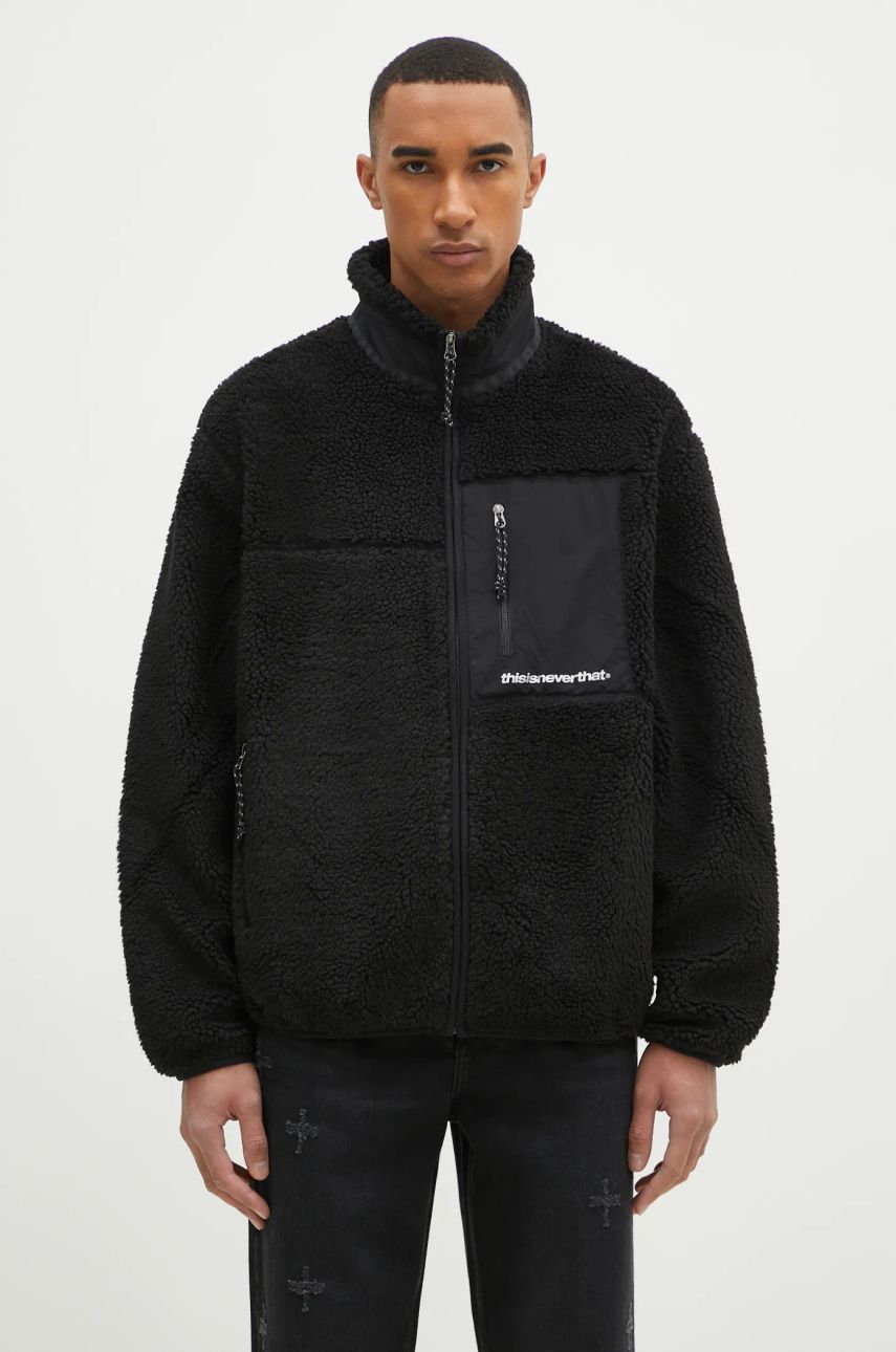 Puhovka thisisneverthat thisisneverthat SP Sherpa Fleece Jacket Črna | TN243BOWHS01, 0
