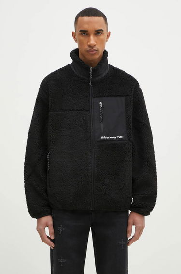 Puhovka thisisneverthat thisisneverthat SP Sherpa Fleece Jacket Črna | TN243BOWHS01, 0