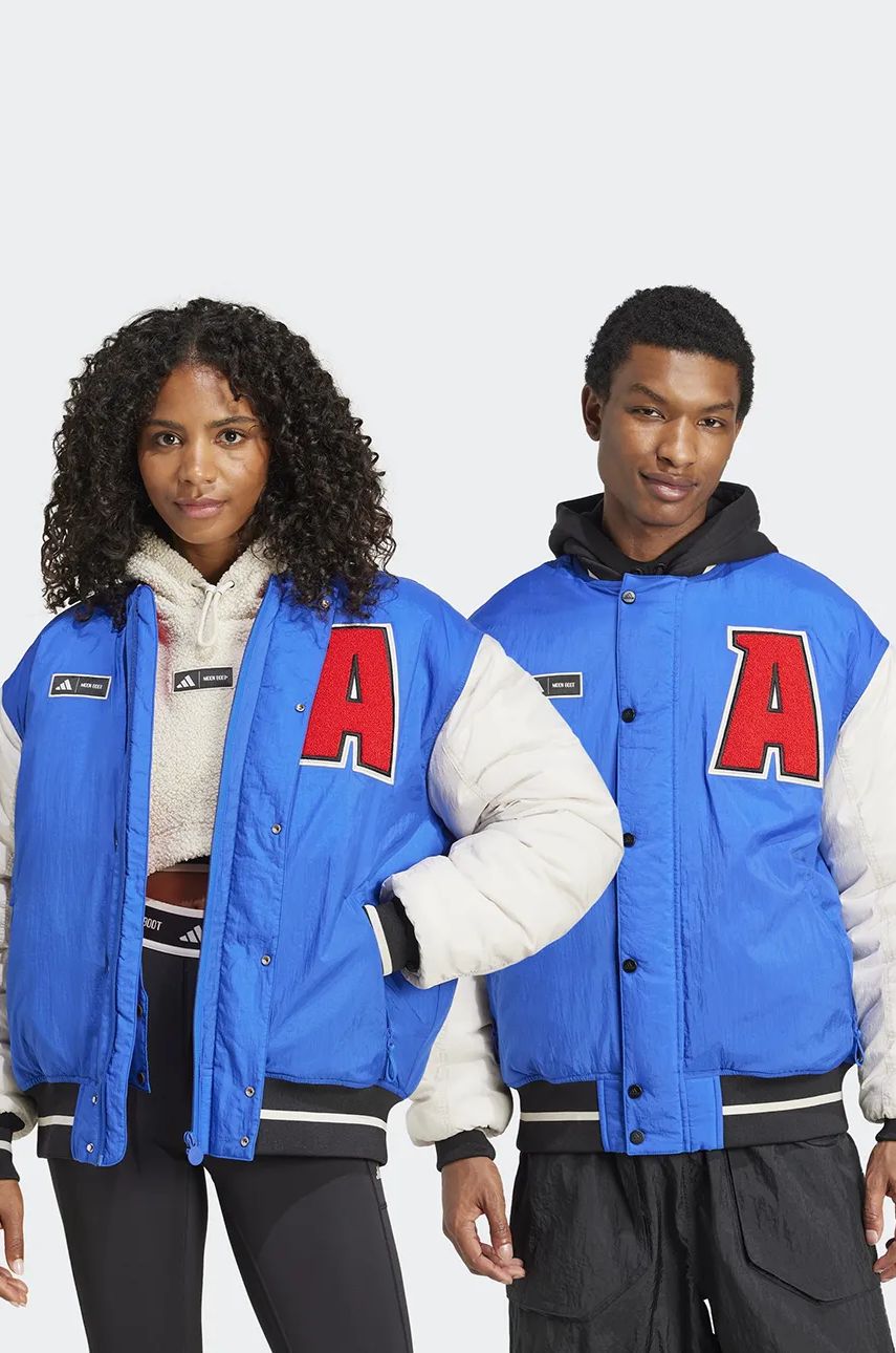 Bomber jakna adidas Originals adidas x Moon Boot Varsity Jacket Modra | IY8048, 0