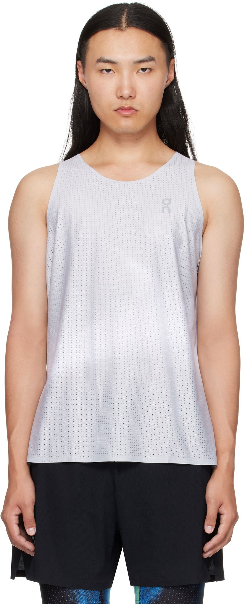 Majica brez rokavov On Running Pace Tank Top Siva | 1MF10020070