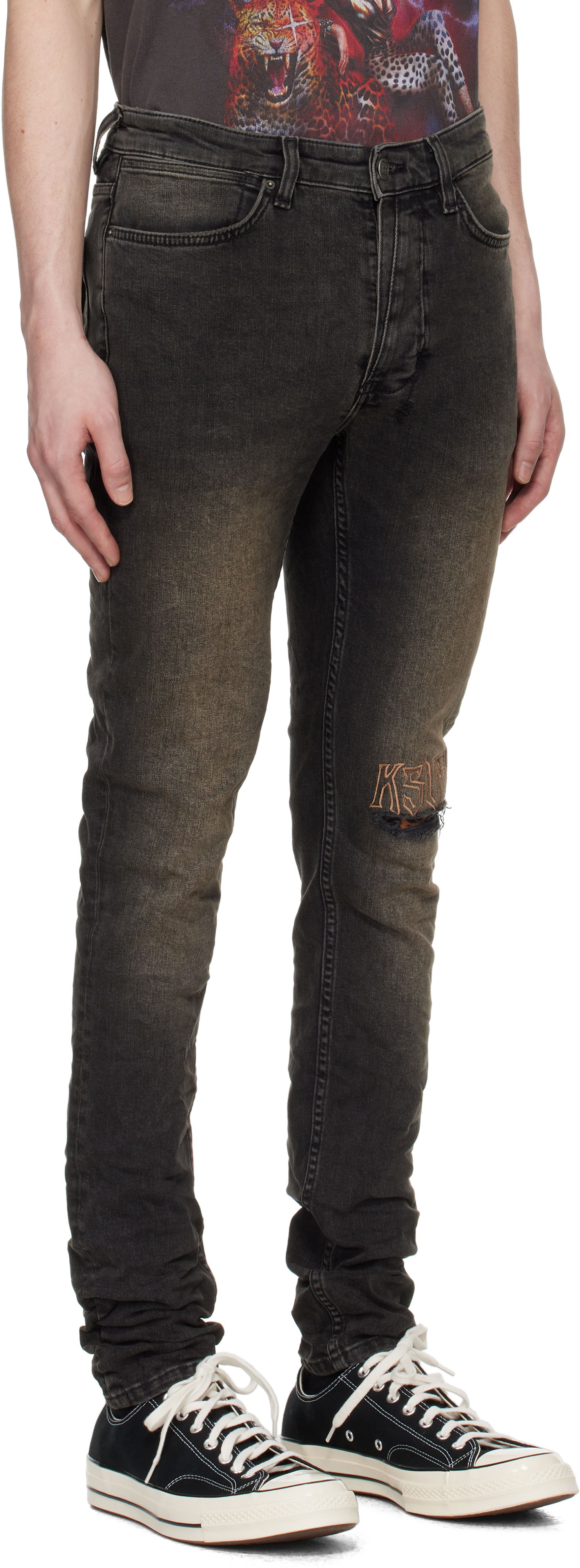 Kavbojke Ksubi Ksubi Van Winkle Jeans Črna | MSP25DJ032, 1