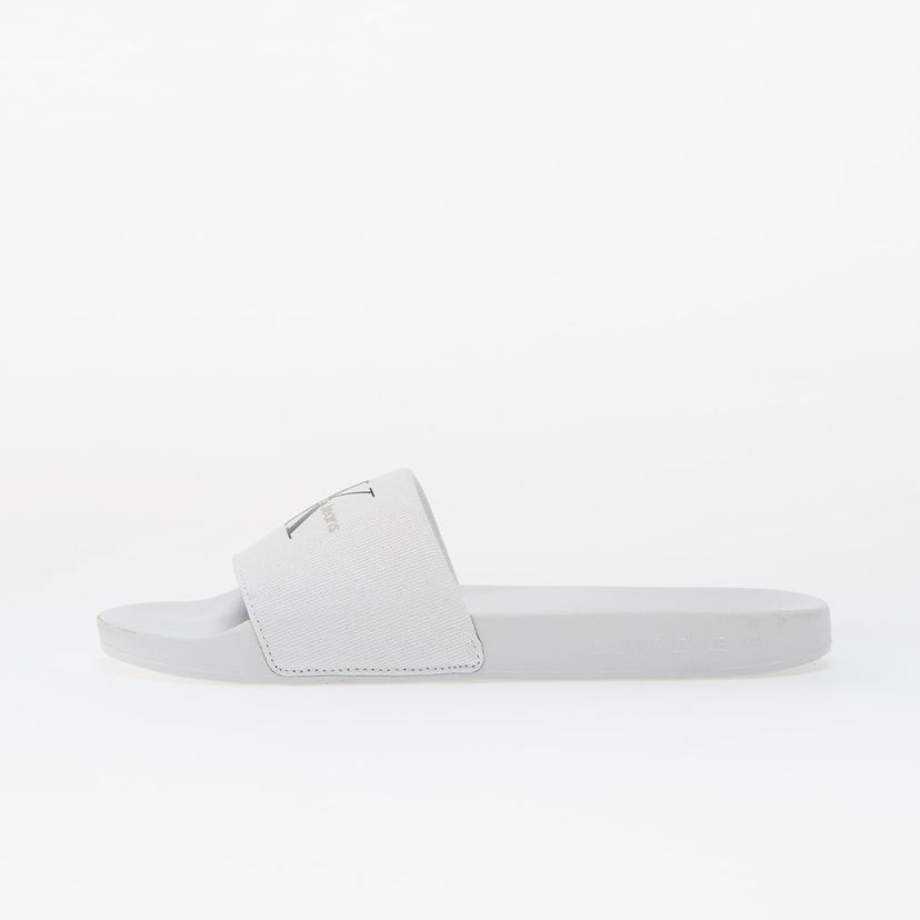 Superge in čevlji CALVIN KLEIN Jeans Slide Monogram Wn White Bela | YW0YW01835 01W
