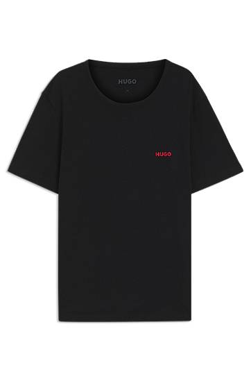 Majica BOSS Three-Pack of Cotton T-Shirts with Logo Črna | 50493972