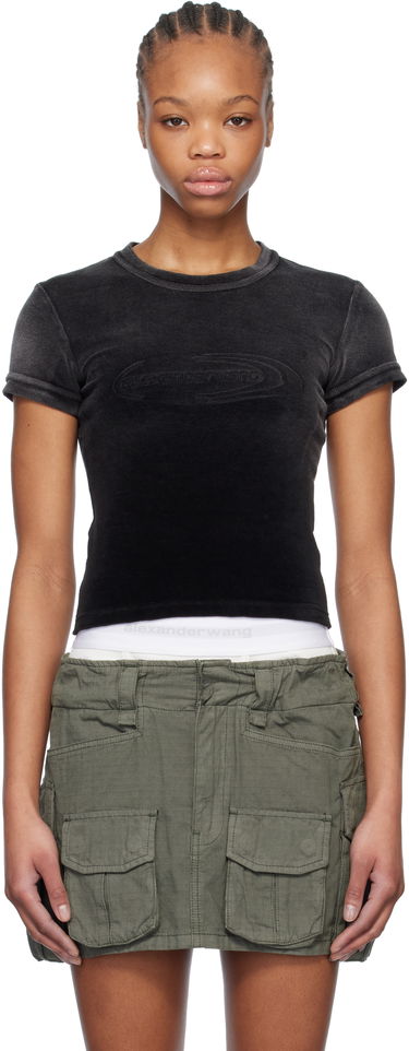 Krila Alexander Wang Alexander Wang.t Faded Baby Tee Zelena | 4CC1251563, 0
