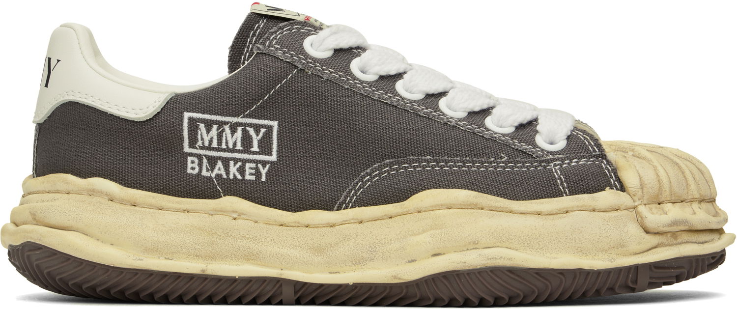 Superge in čevlji Maison MIHARA YASUHIRO Blakey OG Dyed Sole Canvas Low-Top Siva | A13FW728, 0