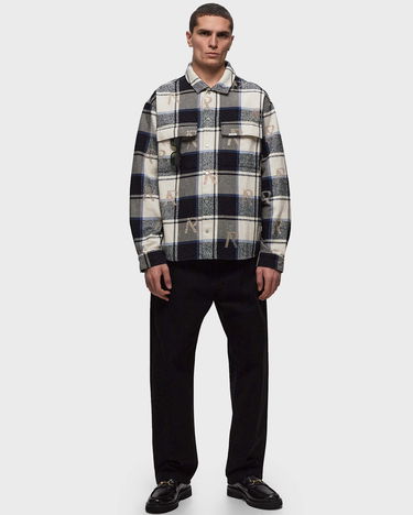 Srajce Represent Clo Represent ALL OVER INITIAL FLANNEL SHIRT Črna | MLM216-438, 3