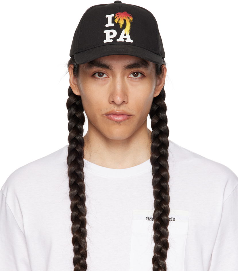 Kapa Palm Angels I Love PA Črna | PMLB094F23FAB0061001
