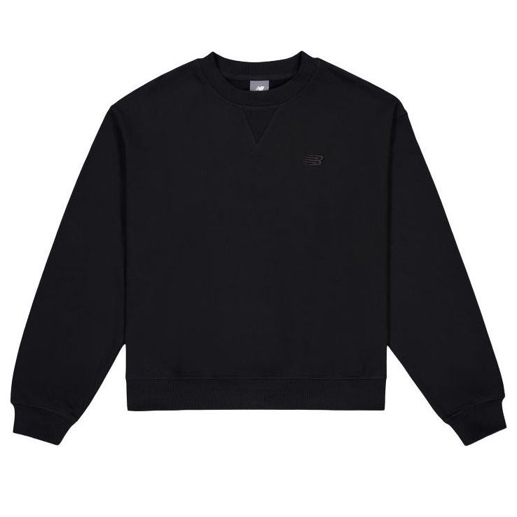 Pulover New Balance Athletics French Terry Crew Sweatshirt Črna | WT41500-BK
