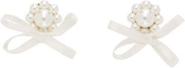 Uhani Simone Rocha Simone Rocha Petite Bow Daisy Stud Earrings Bela | ERG552 0904, 0