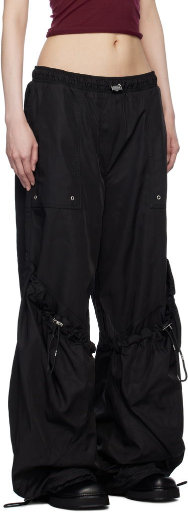 Cargo hlače The Attico Attico Parachute Cargo Drawstring Trousers Črna | 250WCP00255 PLL001AA, 1