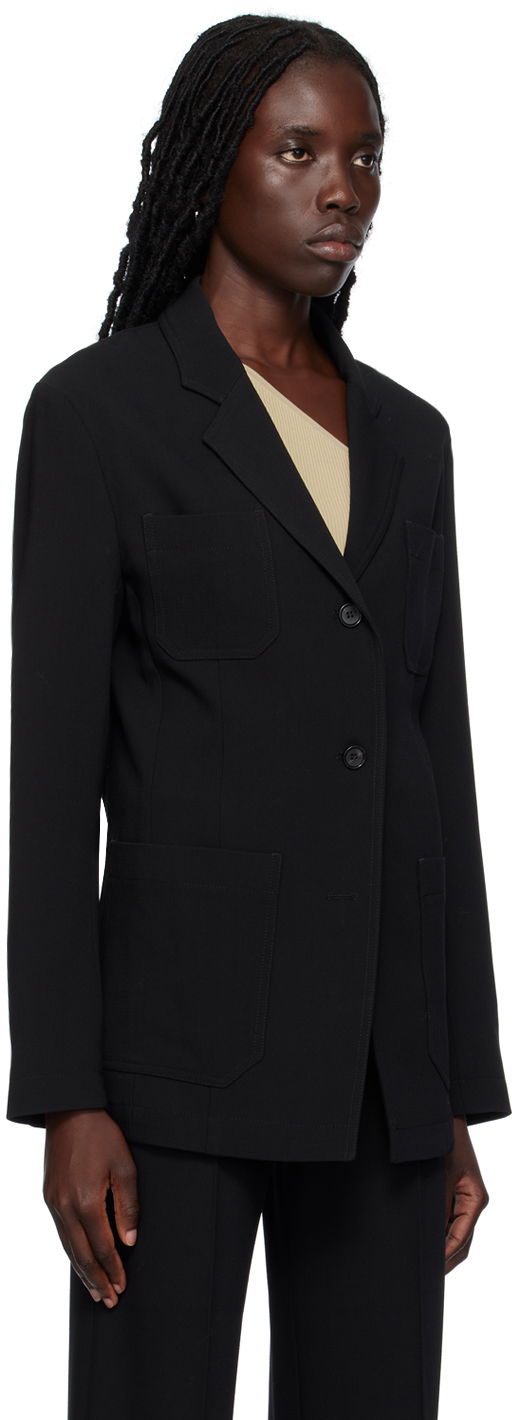 Jakna TOTEME TOTEME Slim Blazer Črna | 233-3011-274, 1
