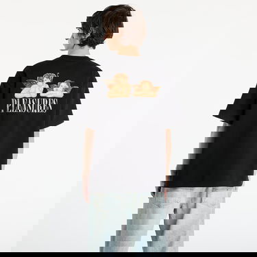 Majica Pleasures Dynamic Short Sleeve Crewneck T-Shirt with Cherub Graphic Črna | P25F046-BLACK, 2