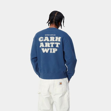Pleteni pulover Carhartt WIP Mist Crewneck Modra | I033245_25S_XX, 3