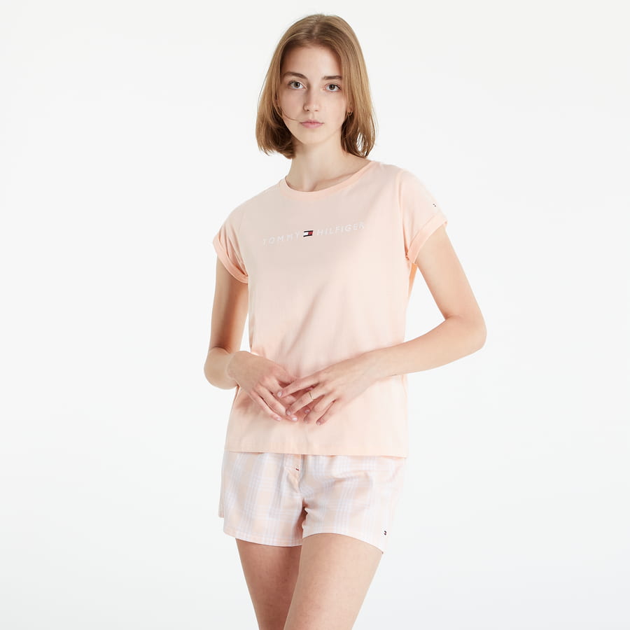 Majica Tommy Hilfiger Logo Tee Roza | UW0UW01618-TLR, 0