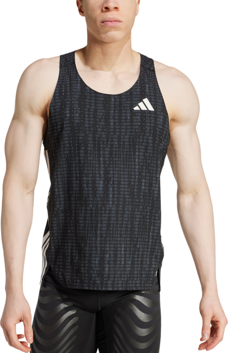 Majica brez rokavov adidas Originals Adizero Running Singlet Črna | jn0298