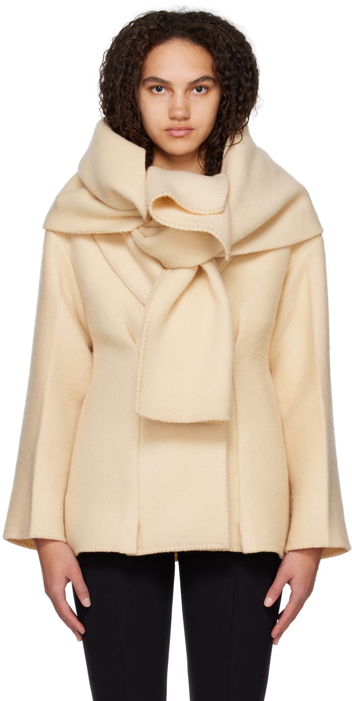Plašči The Row The Row Azzedina Wool Jacket Bež | 6753-W2365