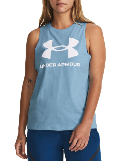 Majica brez rokavov Under Armour Live Modra | 1356297-490