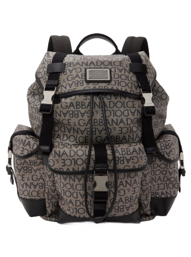 Nahrbtnik Dolce & Gabbana Re-Edition Jacquard Siva | BM2228AJ705