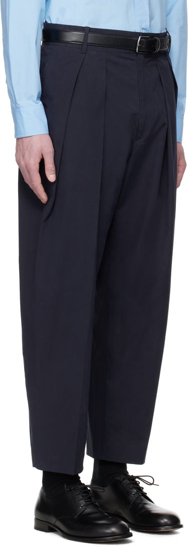 Hlače The Row The Row Dyon Pleated Trousers Mornarica | 937-W3897, 1