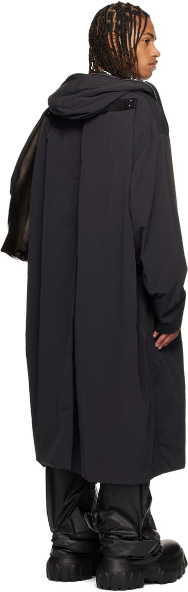 Dežni plašč Rick Owens Rick Owens Concordians Mac Big Shoulders Črna | RR02E1908 MT, 2