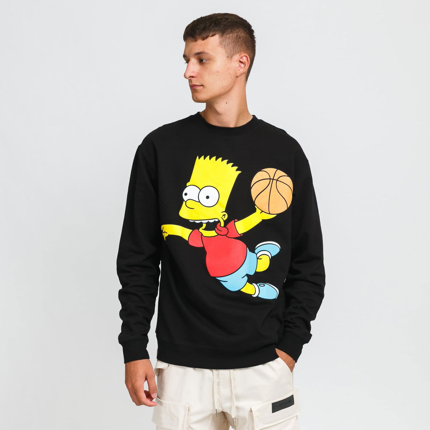 Pulover MARKET The Simpsons Air Bart Crewneck Črna | CTM1960082 / 0001, 0