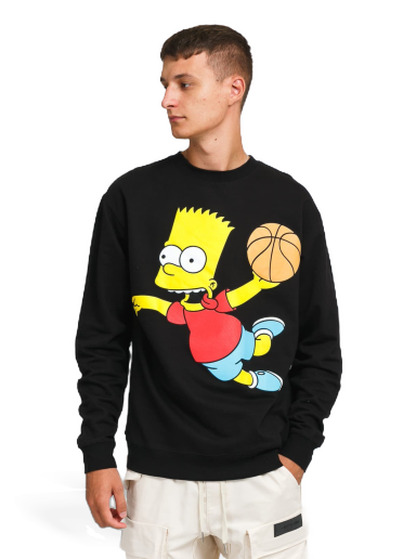Pulover MARKET The Simpsons Air Bart Crewneck Črna | CTM1960082 / 0001