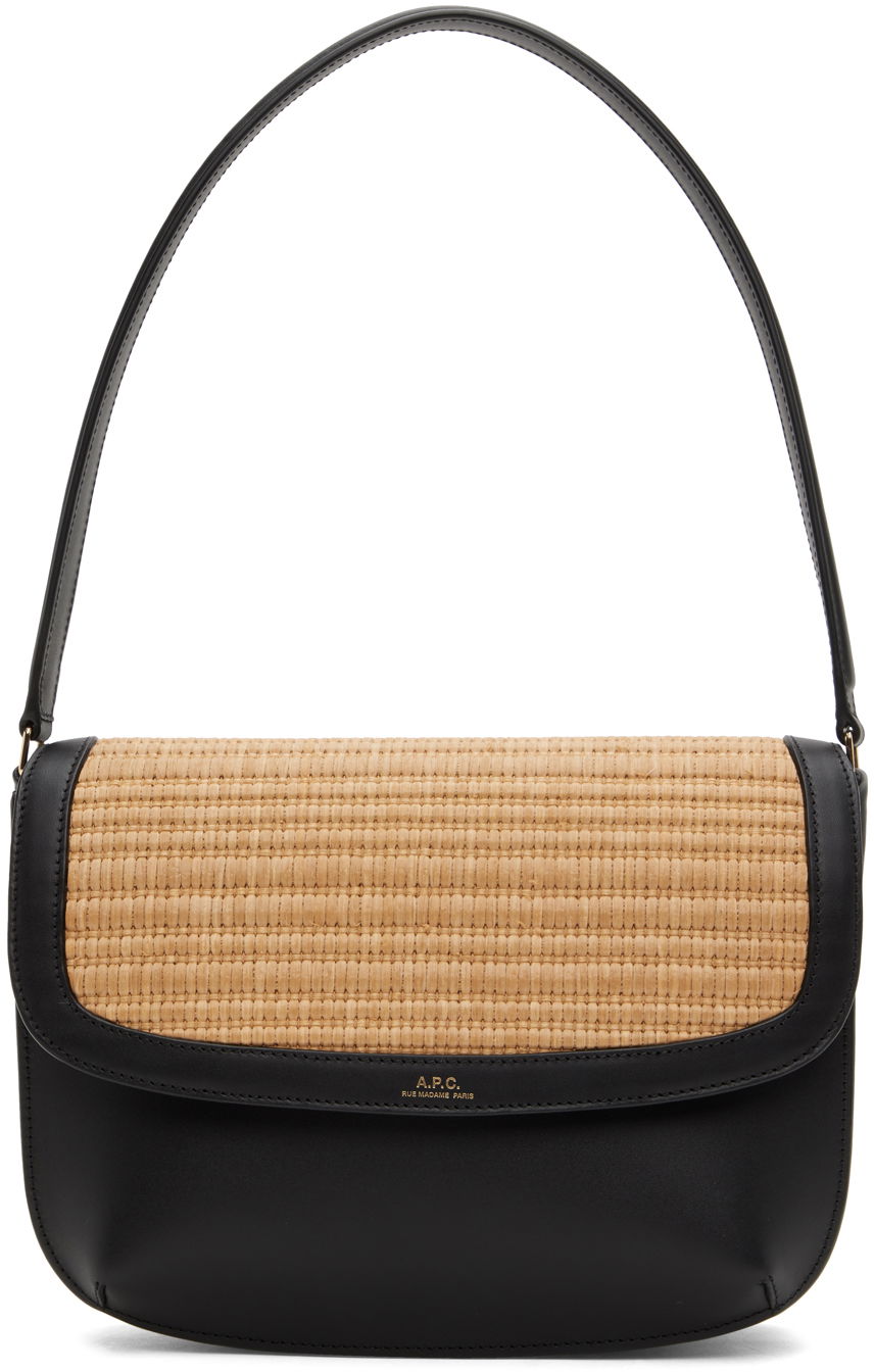 Torba za čez ramo A.P.C. Sarah Shoulder Bag Črna | RAAAG-F61526, 0