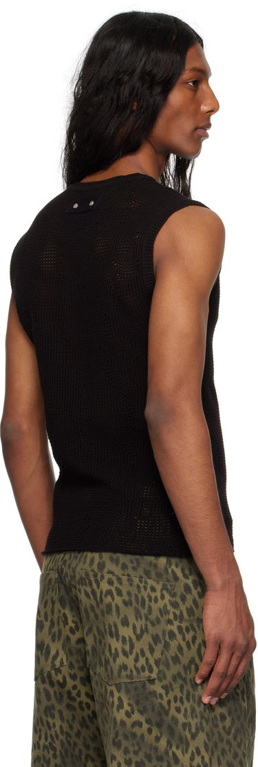 Majica brez rokavov Andersson Bell Andersson Bell Net Damaged Sleeveless Tank Top Črna | atb1328m, 2