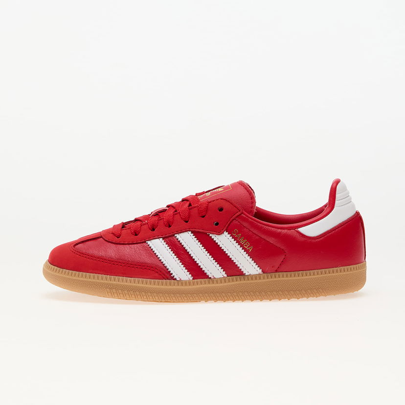 Superge in čevlji adidas Originals Samba Og W Better Scarlet/ Ftw White/ Gold Metallic Rdeča | IE6524
