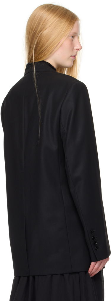 Jakna TOTEME TOTEME Raw Lapel Blazer Črna | 253-WRZ0054-FB0435, 2