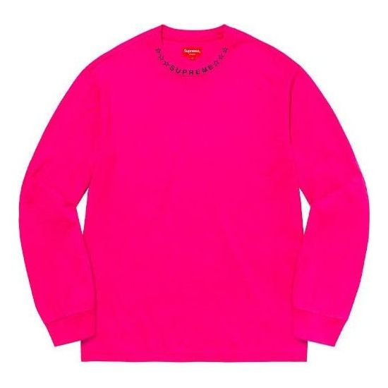 Majica Supreme Stars Collar Long Sleeve Top Roza | SUP-FW21-231
