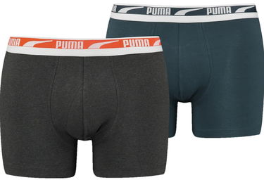 Spodnje perilo in nogavice Puma Boxerky Multi Logo Črna | 701221416-005, 0