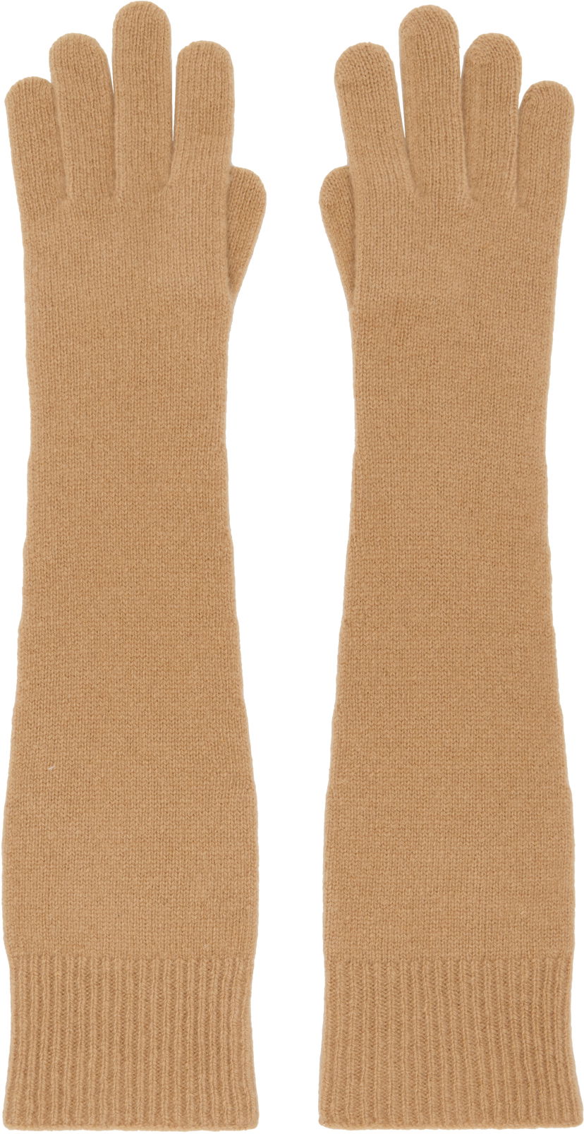 Rokavice TOTEME TOTEME Long Knit Gloves Rjava | 244-WSG0009-YA0004