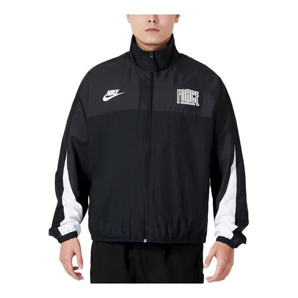 Vetrovka Nike Starting 5 Basketball Jacket Črna | FB6981-010