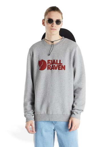 Pulover FJÄLLRÄVEN Logo Sweater Siva | F84142-020-999
