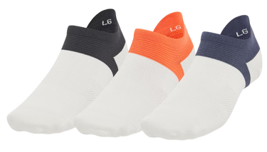 Nogavice Under Armour UA AD Run Lite No-Show Socks 3-Pack Mornarica | 1386237-114, 4