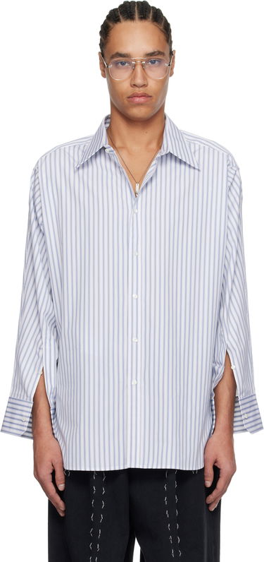 Srajce Maison Margiela Maison Margiela Stripe Cotton Shirt Bela | S50DT0049 M35311, 0