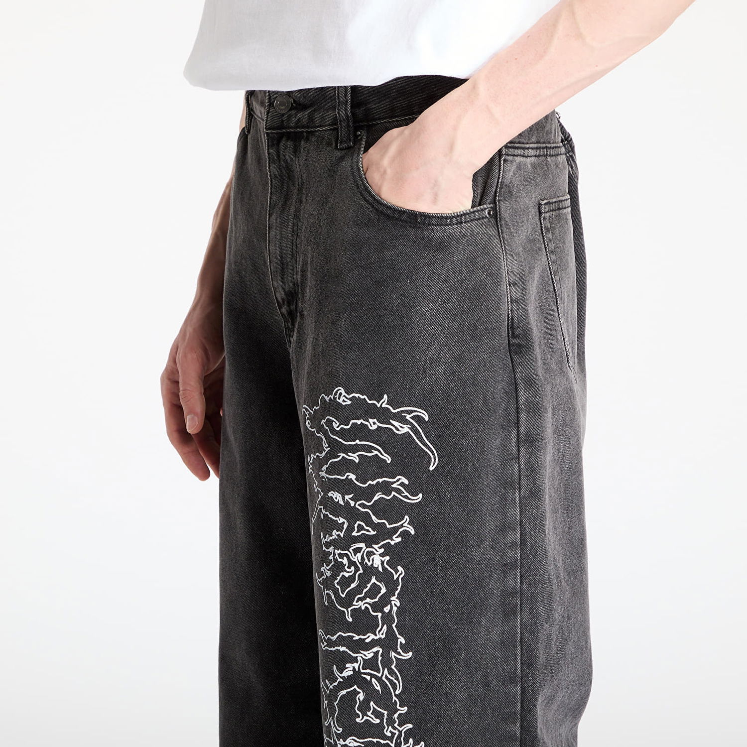 Kavbojke Wasted Paris Wasted Paris Varg Casper Jeans Črna | WP_000281, 1