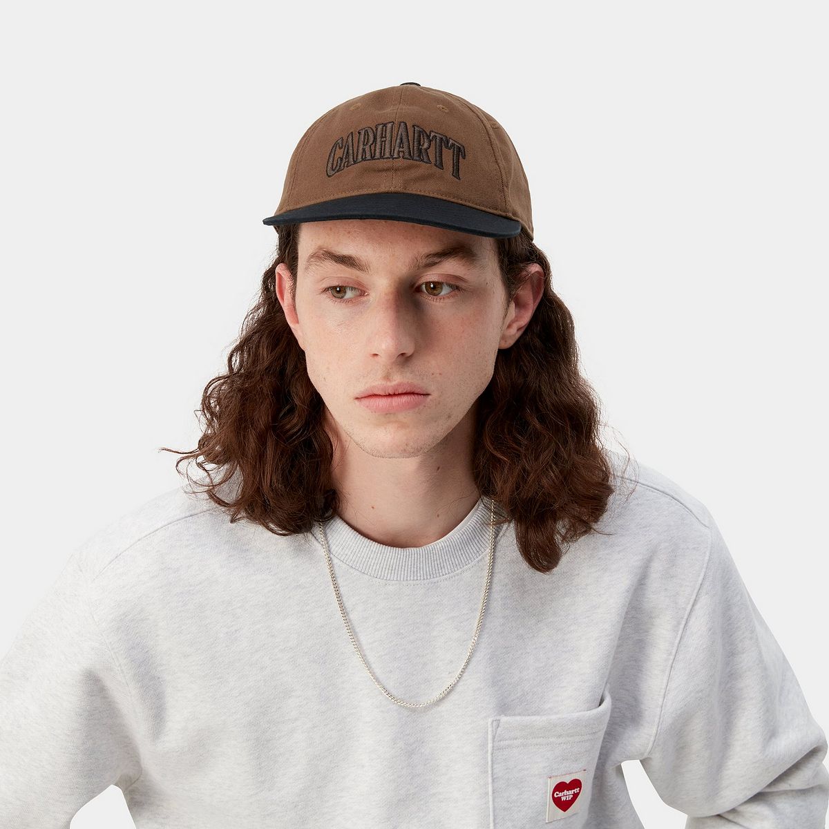 Kapa Carhartt WIP Preston Cap Rjava | I032483_1QB_XX, 0