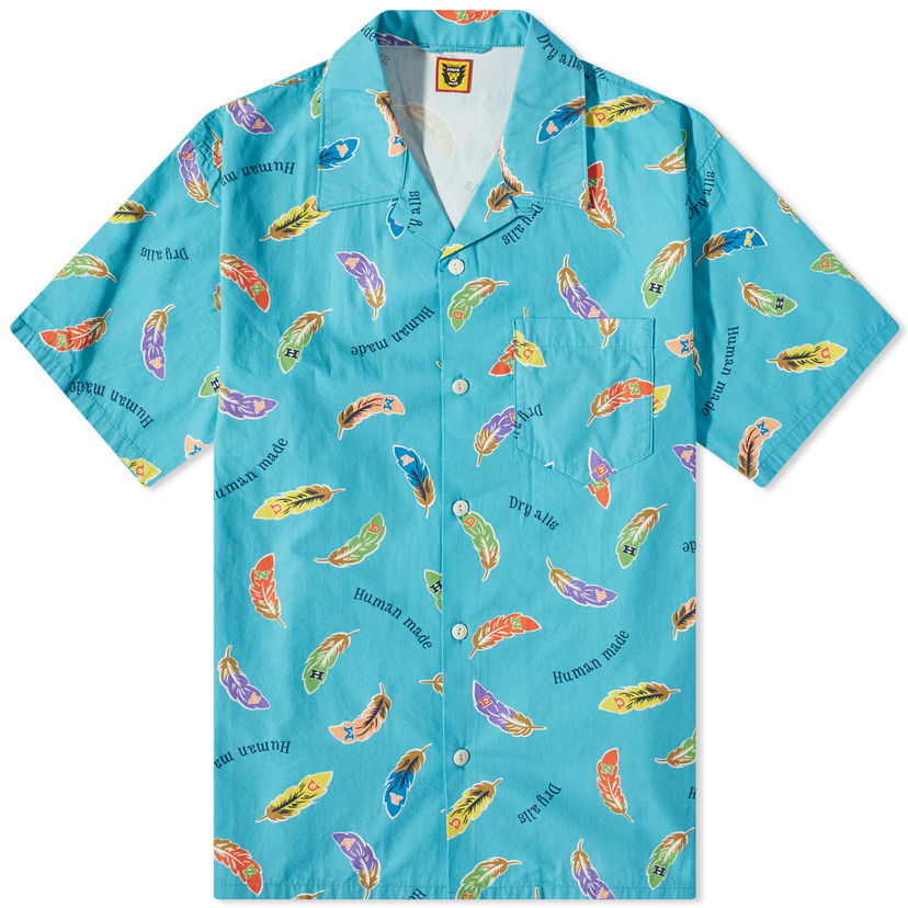 Srajce Human Made Feather Aloha Vacation Shirt Modra | HM25SH015-BL