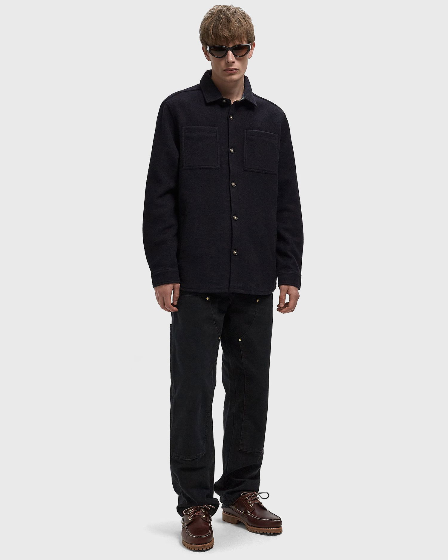 Srajce Barbour Marlow Wool Overshirt Mornarica | MOS0444NY72, 1