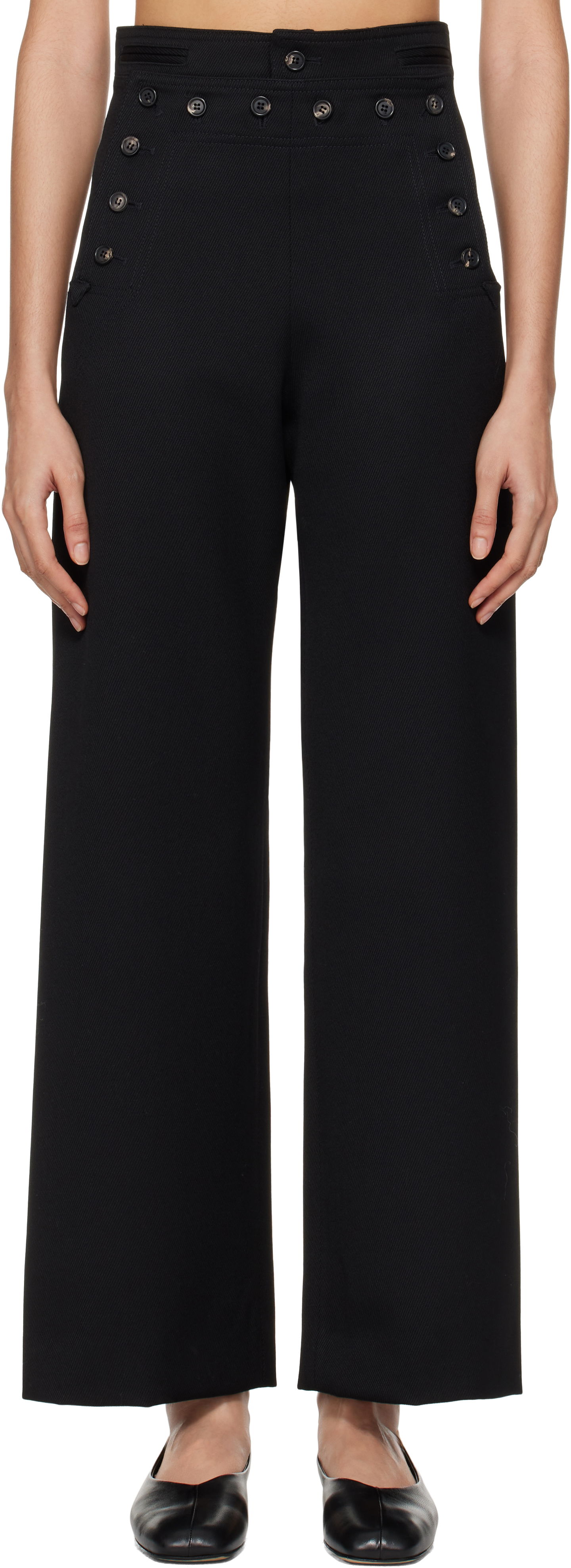 Hlače Bode Sailor Riding Twill Trousers Črna | WRF24BT014, 0