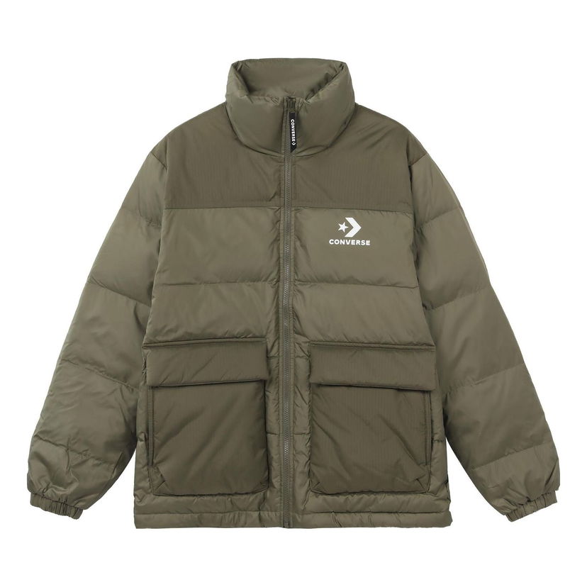 Puhovka Converse Chevron Down Jacket Zelena | 10023755-A04