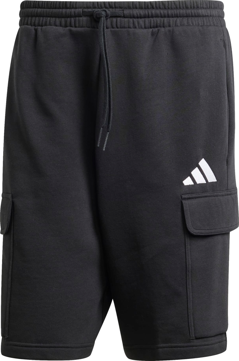 Kratke hlače adidas Originals Essentials Feelcozy Fleece Cargo Shorts Črna | je3869