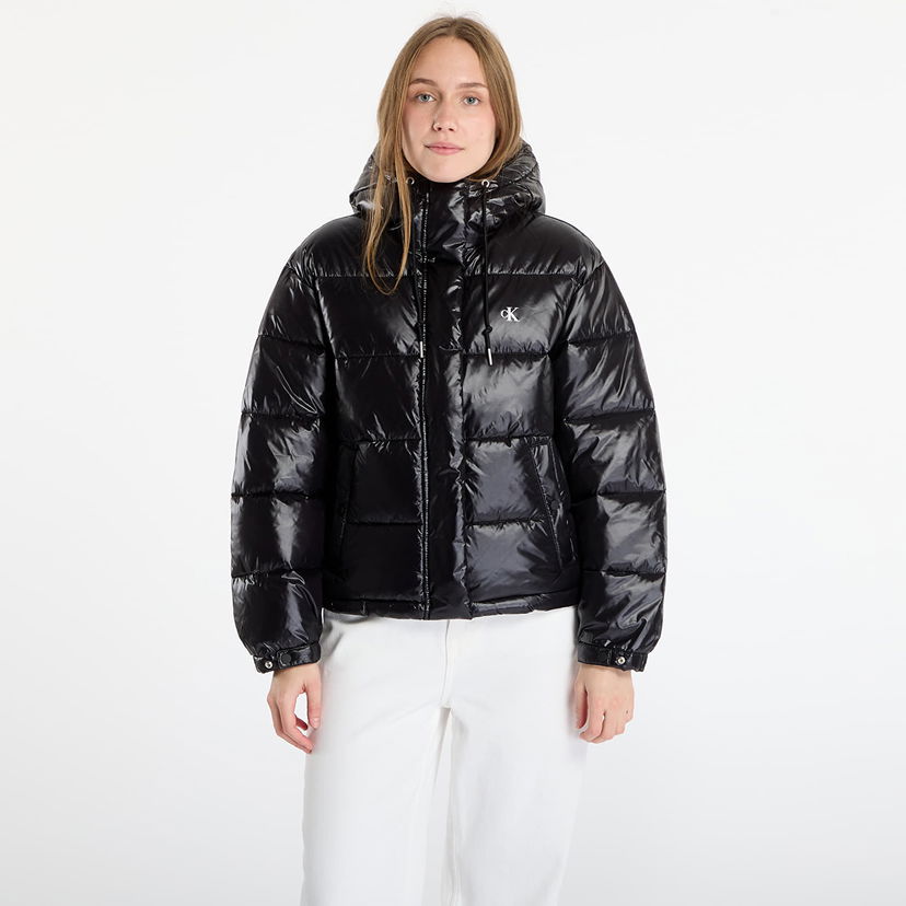 Puhovka CALVIN KLEIN Shine Puffer Jacket Črna | LV047D505G UB1