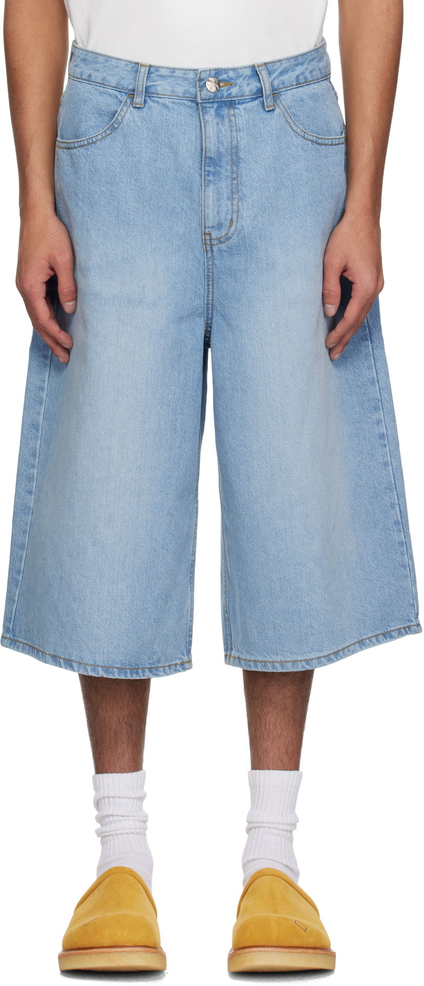 Kratke hlače ADER ERROR ADER error Significant TRS Tag 01 Denim Shorts Modra | BN42FYJE0201SB
