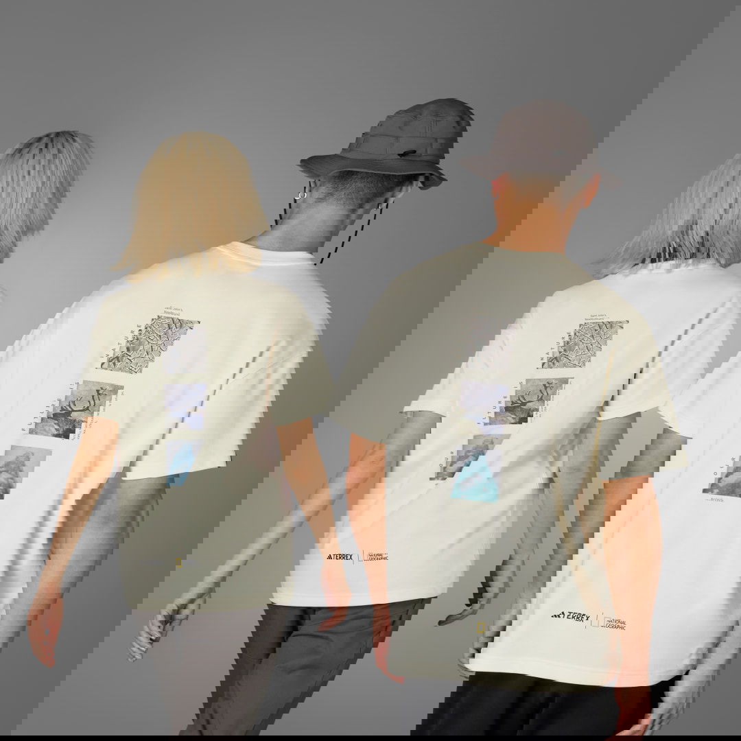 Majica adidas Performance National Geographic Graphics Short Sleeve Bež | IX5614, 0