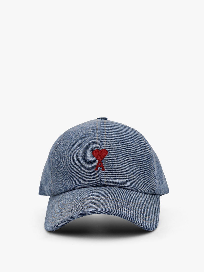 Kapa AMI Denim Baseball Cap Ami Paris Modra | UCP116DE0046480