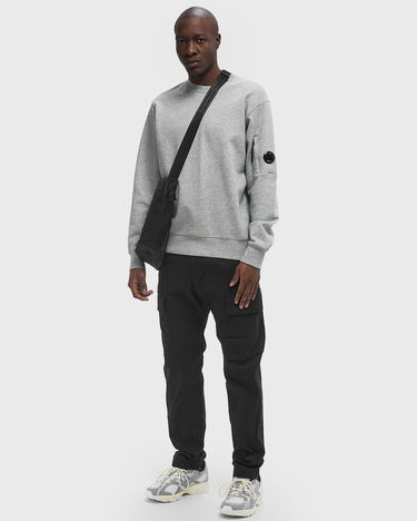 Pulover C.P. Company C.P. Company Diagonal Raised Fleece Crew Neck Lens Sweatshirt XXL Siva | 18CMSS023A005086W-M94, 1