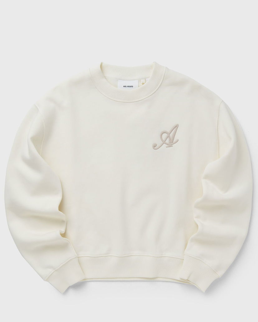 Pulover AXEL ARIGATO Strand Embroidered Sweatshirt Bela | A2839001